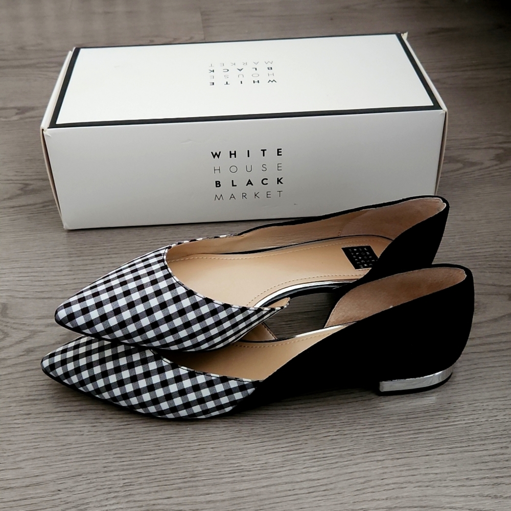 Back and White Flats x Plaid Flats
